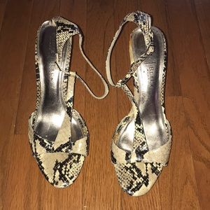 Snake Skin Heels